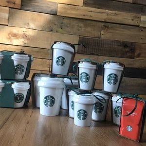 Starbucks Ornaments - 16 piece set